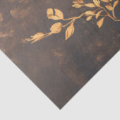 Pfau in Blue and Gold Decoupage Seidenpapier (Ausschnitt)