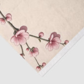 Pfau in einem Kirschblossom Baum Entdeckungsreise Seidenpapier (Ausschnitt)