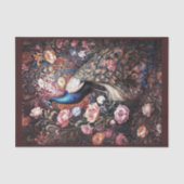 Pfau in Gartengalerie Blume Seidenpapier (Vorderseite)