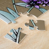 Pfau in Gold Puzzle (Seite)