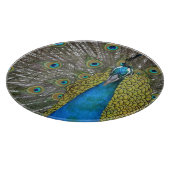 Pfau in Kauai Hawaii Schneidebrett (Ecke)