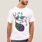Pfau in Liebe T - Shirt (Vorderseite)