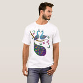 Pfau in Liebe T - Shirt (Vorne ganz)