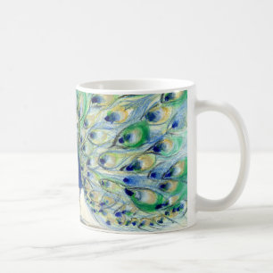 Pfau in San Diego 2 2013 Kaffeetasse