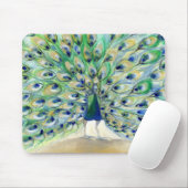 Pfau in San Diego 2 2013 Mousepad (Mit Mouse)