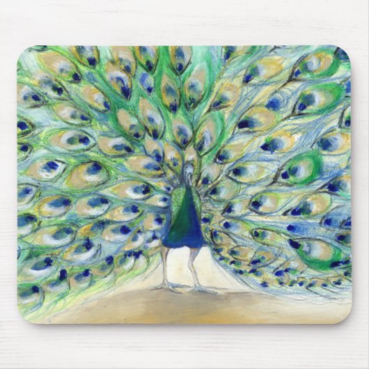 Pfau in San Diego 2 2013 Mousepad (Vorne)