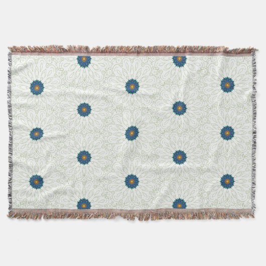 Pfau Inspiration Decke (Vorderseite)
