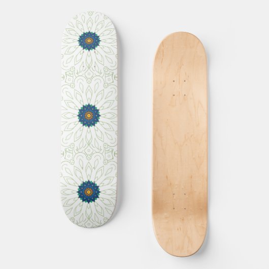 Pfau Inspiration Skateboard (Vorderseite)