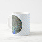 Pfau Kaffeetasse (Vorderseite Links)