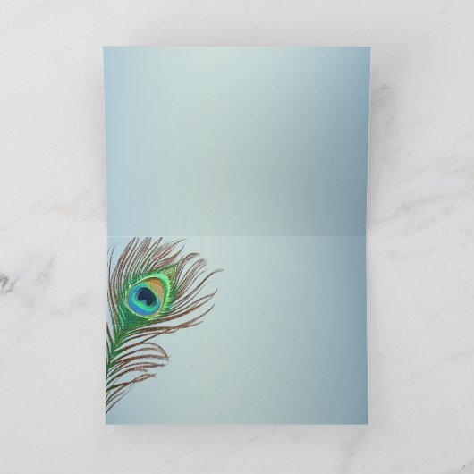 Pfau Karte (Innenseite)
