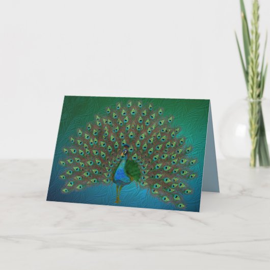 Pfau Karte (Vorderseite)
