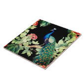 Pfau Keramikfliese (Seite)