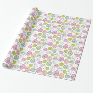 Pfau Kinder Tapete Vintage Geschenkpapier