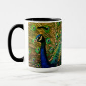 Pfau-kombinierte Tasse (Links)