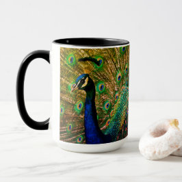 Pfau-kombinierte Tasse