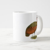 Pfau: Kongo Peahen Jumbo-Tasse (Vorderseite Rechts)