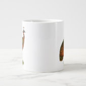 Pfau: Kongo Peahen Jumbo-Tasse (Vorderseite)