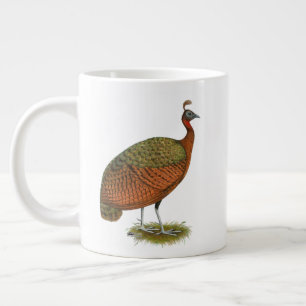 Pfau: Kongo Peahen Jumbo-Tasse