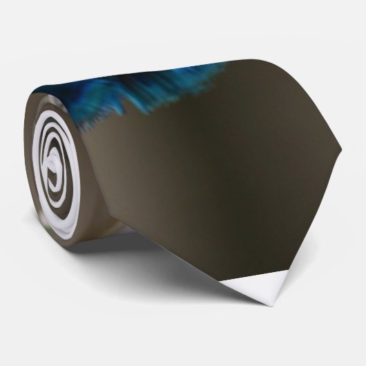 Pfau Krawatte (Gerollt)