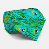 Pfau Krawatte (Gerollt)