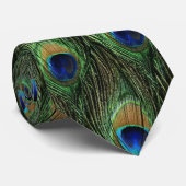 Pfau-Krawatte Krawatte (Gerollt)