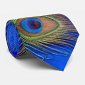 Pfau-Krawatte Krawatte (Gerollt)