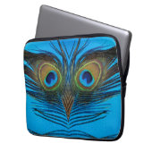 Pfau Laptopschutzhülle (Vorderseite Links)