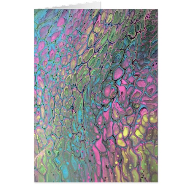 Pfau-leere Karte (Vorne)