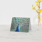 Pfau-leere Mitteilungskarten (Gelbe Blume)