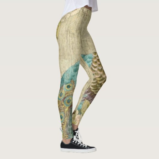 Pfau - Leggings (Rechts)
