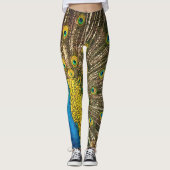 Pfau Leggings (Vorderseite)