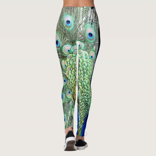 Pfau-Leggings Leggings (Rückseite)