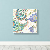 Pfau Leinwanddruck (Insitu (Holzboden))