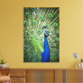 Pfau Leinwanddruck (Insitu (Wohnzimmer))