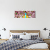 Pfau leuchtende Leinwand (Insitu (Schlafzimmer))