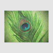 Pfau-Limones Grün Seidenpapier (Vorderseite)