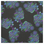 Pfau-Mandala Stoff (Muster)