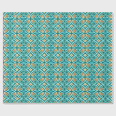 Pfau-MattPackpapier, 30" x 6' Geschenkpapier (Flach)