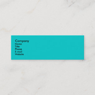 Pfau Mini Visitenkarte