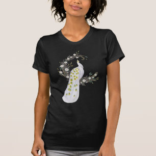 Pfau mit Magnolia T-Shirt