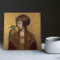 Pfau Morris Gold Burgund Art Nouveau Portrait