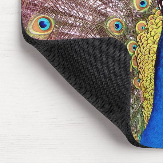 Pfau Mousepad (Ecke)