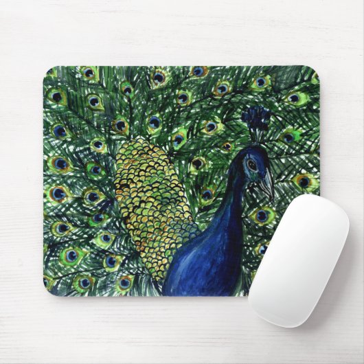 Pfau Mousepad (Mit Mouse)