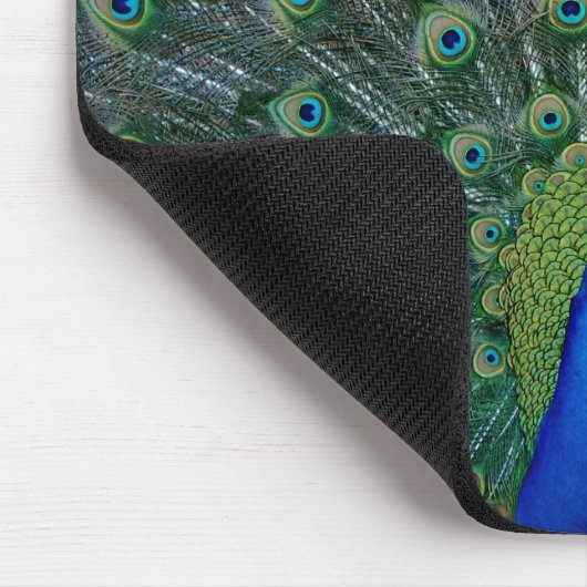 Pfau, mousepad (Ecke)