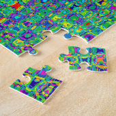 Pfau - Nimm die Herausforderung! Puzzle (Seite)