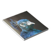 Pfau Notizblock (angewinkelt)