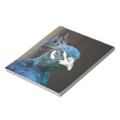 Pfau Notizblock (Rotiert)