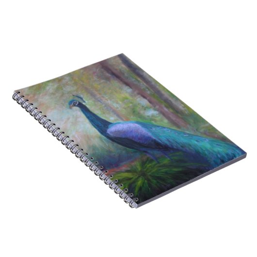 Pfau-Notizbuch Notizblock (Rechte Seite)