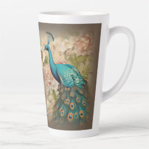 Pfau (passendes Journal erhältlich) Milchtasse
