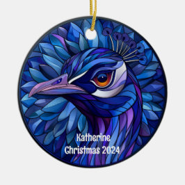 Pfau Personalisierter Weihnachtsschmuck